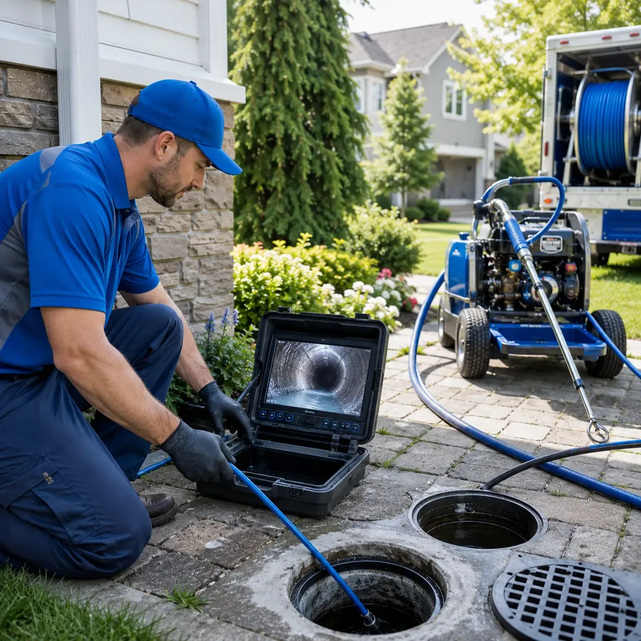 Outdoor drain cleaning professionals serving Fort Atkinson, IA